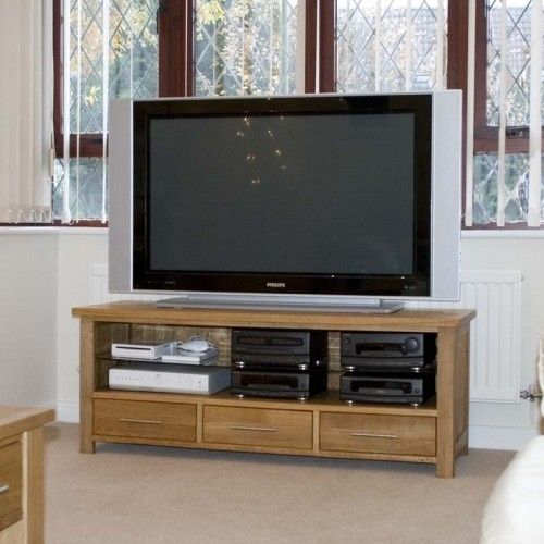 Brilliant Widely Used Solid Oak TV Stands Regarding Tv Stands Interesting Solid Oak Tv Stand 2017 Design Solid Oak Tv (Photo 50 of 50)