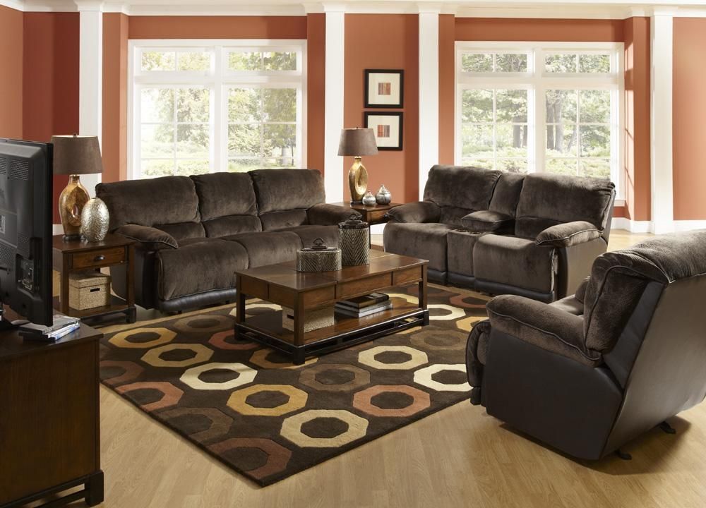 Catnapper Escalade Chocolate Dual Reclining Sofa Within Catnapper Reclining Sofas (View 17 of 20)