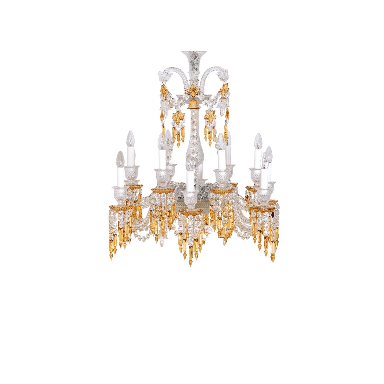 Chandelier 12l Baccarat Zenith Charleston 2809412 With Short Chandeliers (View 8 of 25)