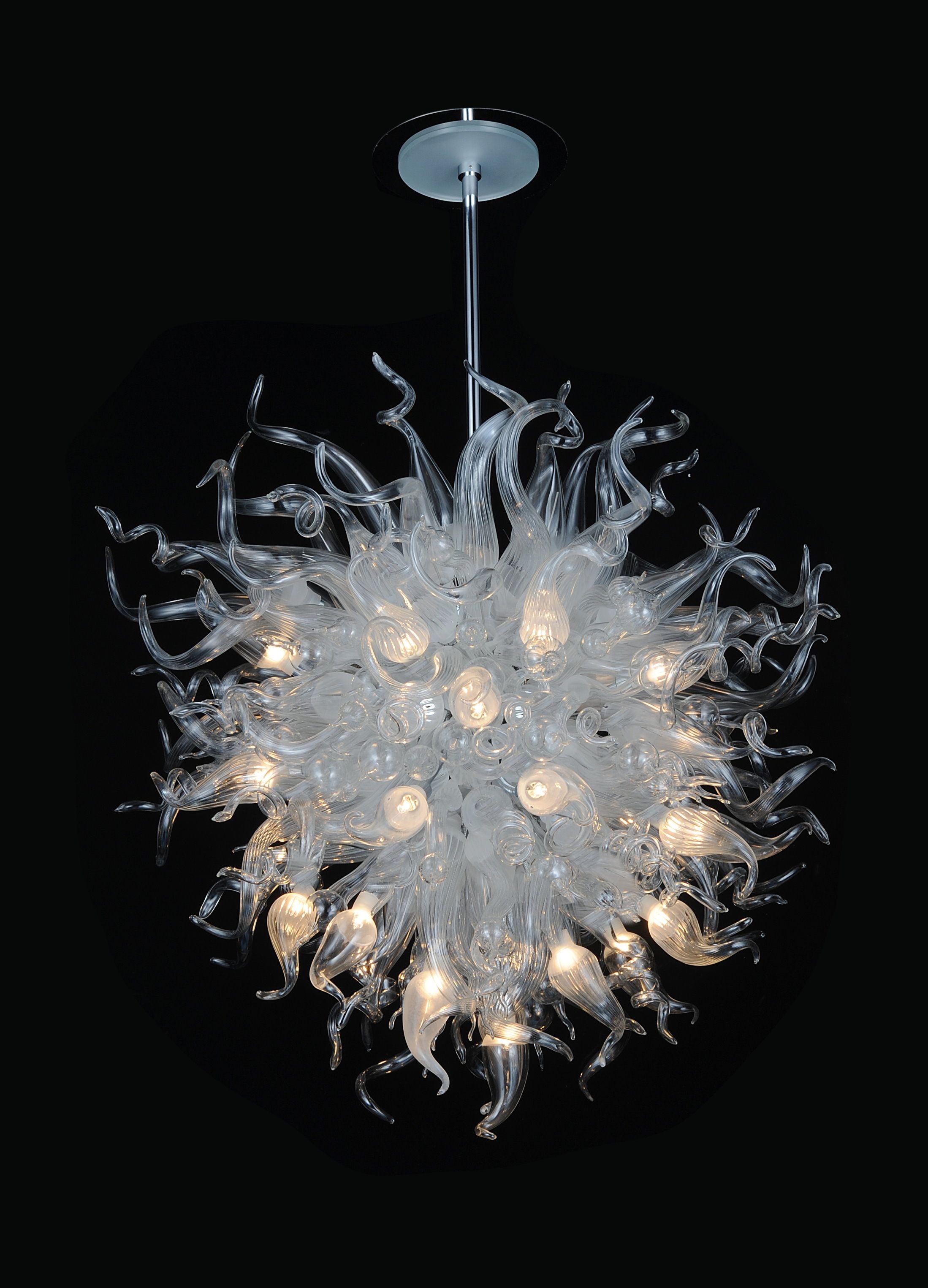 Chandelier Astounding Clear Glass Chandelier Clear Glass Pendants Regarding Clear Glass Chandeliers (View 8 of 25)