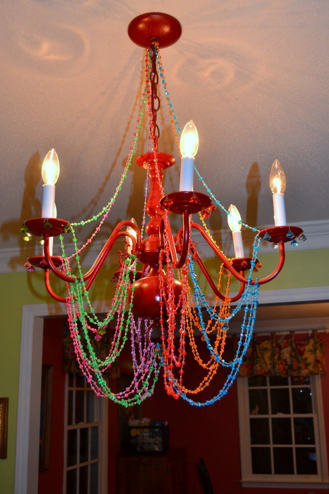 Chandelier Interesting Colorful Chandelier Colored Crystal Regarding Multi Colored Gypsy Chandeliers (View 17 of 25)