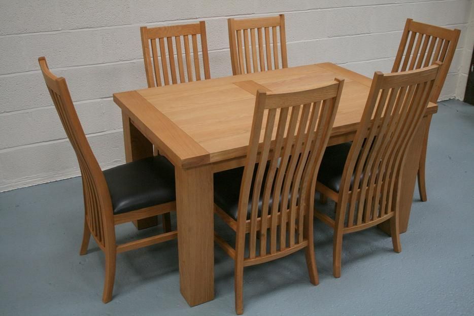 Cheap Dining Tables And Chairs From Oakdiningsets Throughout Cheap Oak Dining Tables (View 6 of 20)