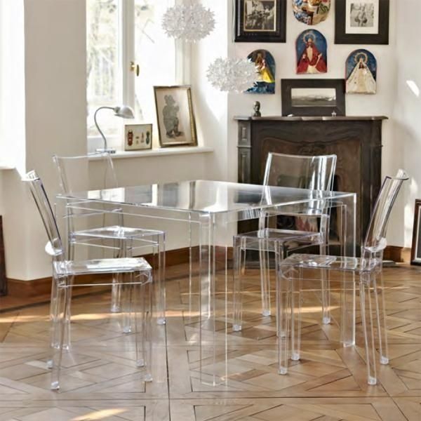 Clear Plastic Dining Table And Chairs #2475 With Regard To Clear Plastic Dining Tables (Photo 1 of 20)