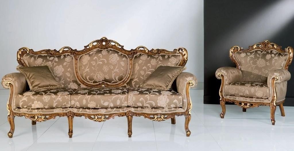 Cleopatra Classic Italian Sofa, 2 Seater Sofa, Armchair & Coffee Table Throughout Cleopatra Sofas (Photo 2 of 20)