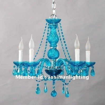 Colored Crystal Chandelier French Antique Chandelier With Rare Throughout Turquoise Crystal Chandelier Lights (View 16 of 25)