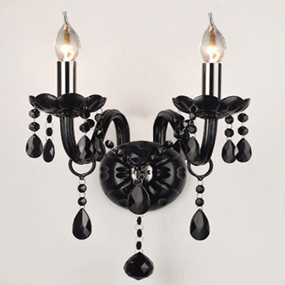 Compare Prices On Crystal Chandelier Wall Sconces Online Shopping For Bathroom Chandelier Wall Lights (Photo 11 of 25)