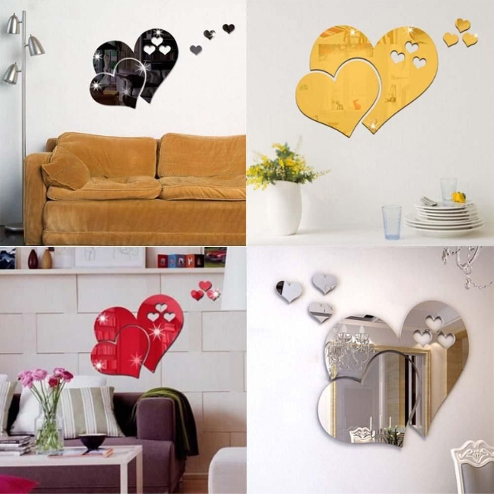 Compare Prices On Shaped Wall Mirrors  Online Shopping/buy Low Within Heart Shaped Mirrors For Walls (Photo 15 of 20)