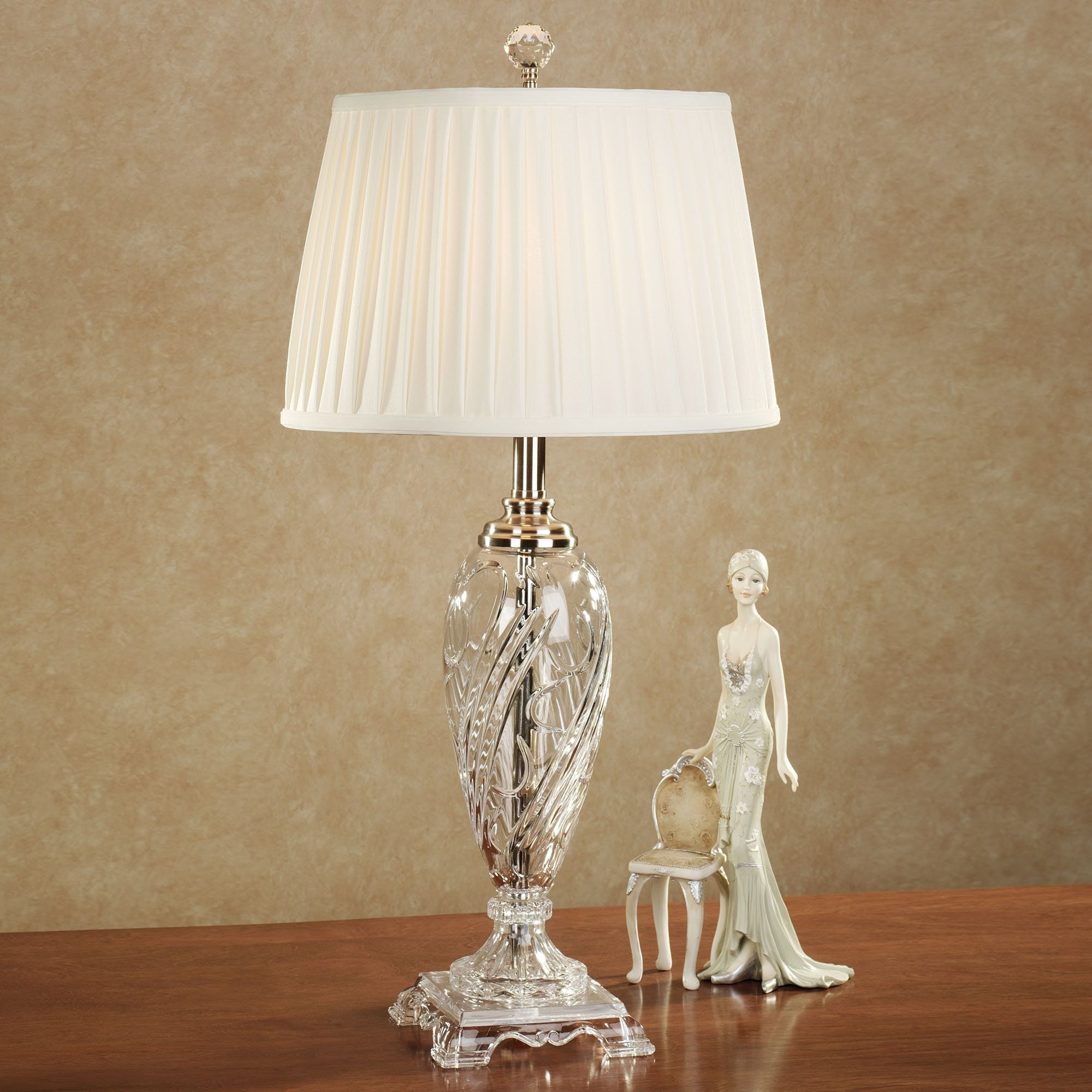 Crystal Base Table Lamp Small Home Decoration Ideas Lovely And Throughout Small Crystal Chandelier Table Lamps (View 22 of 25)