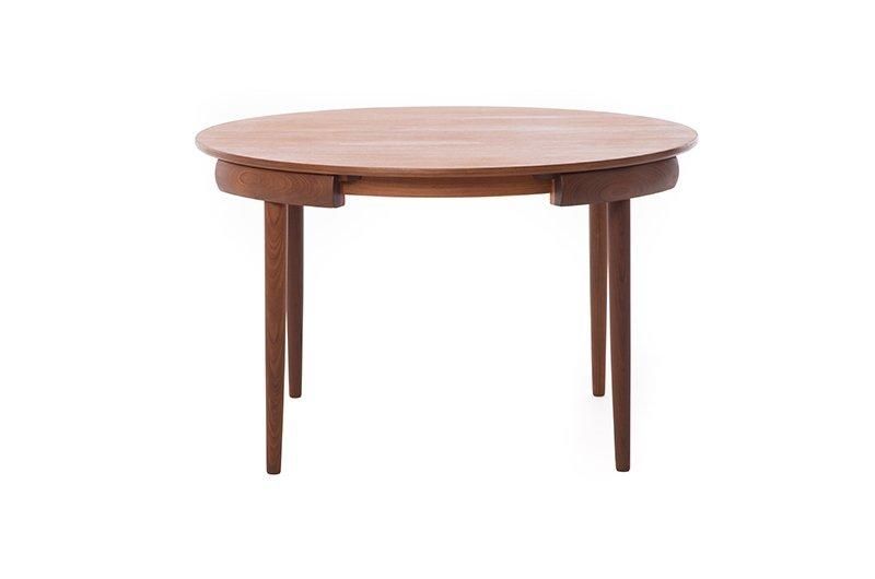 Danish Modern Roundette Dining Table And Chairs – Danish Teak Classics In Danish Dining Tables (View 3 of 20)