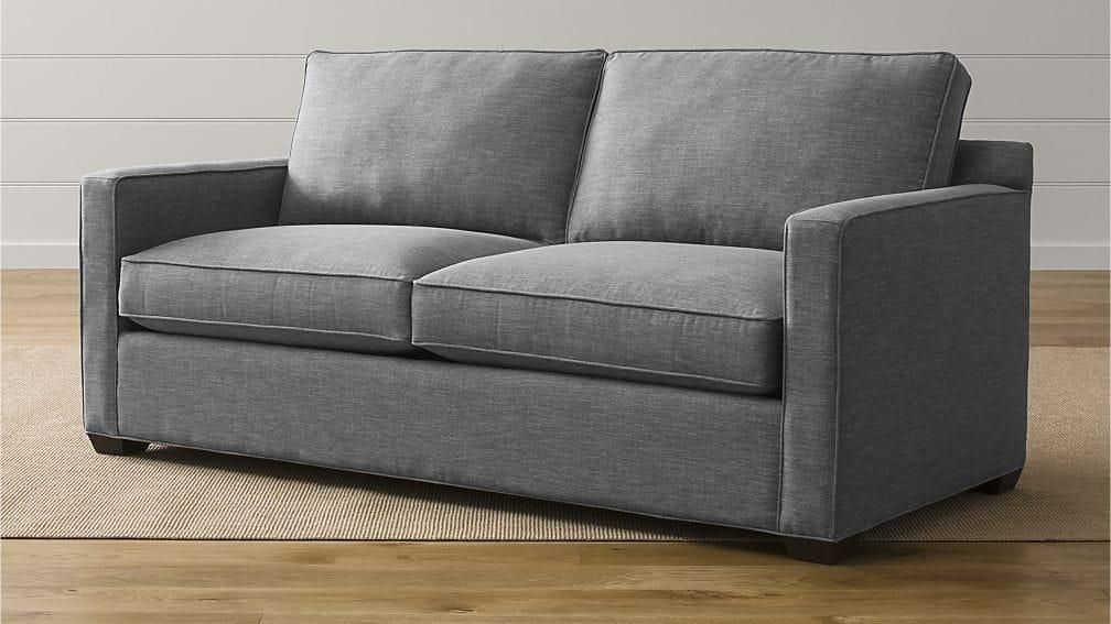 Davis Down Blend Sofa | Crate And Barrel With Davis Sofas (Photo 1 of 20)