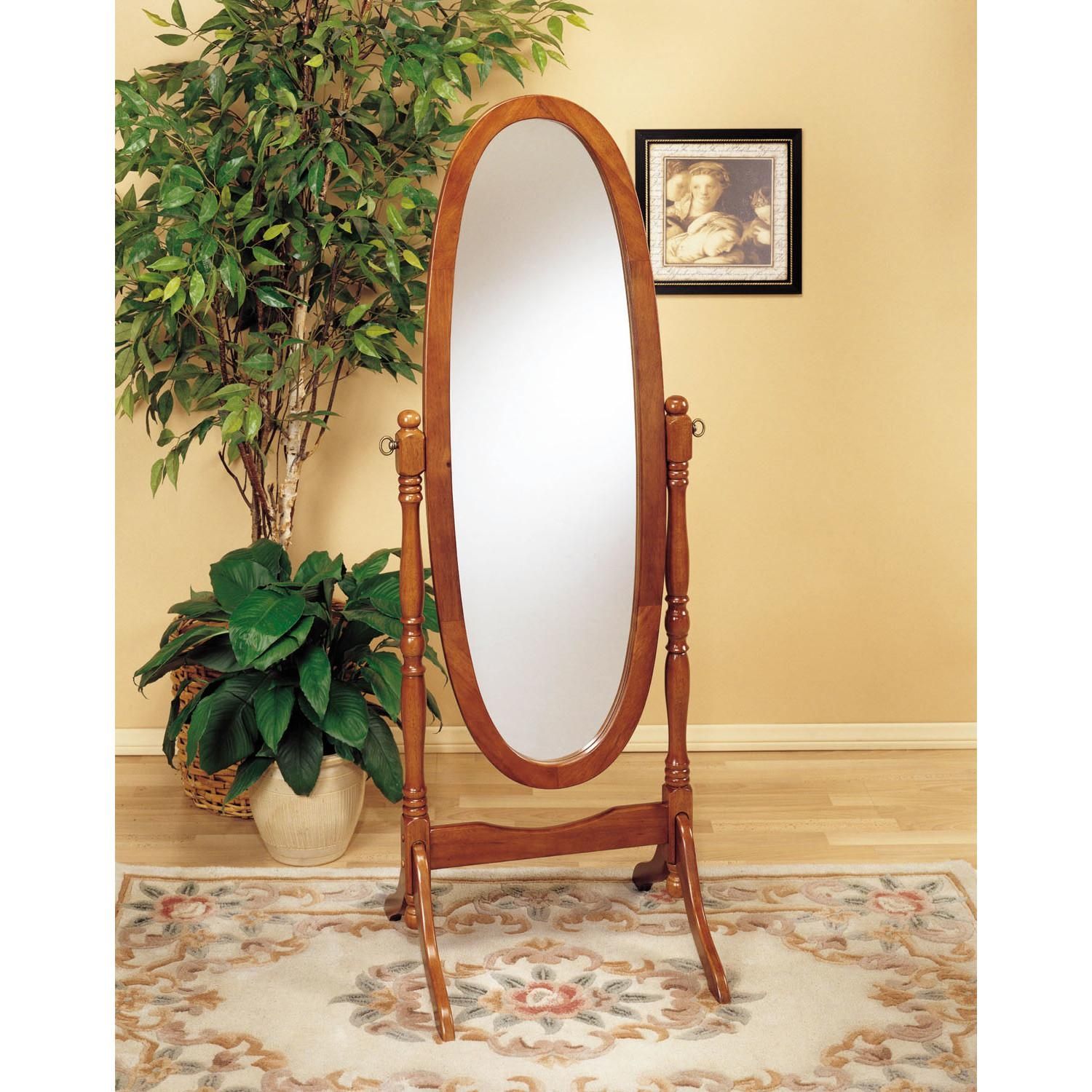Decorating: Amusing Cheval Mirror For Home Furniture Ideas — Mtyp Within Free Standing Oak Mirror (View 7 of 20)