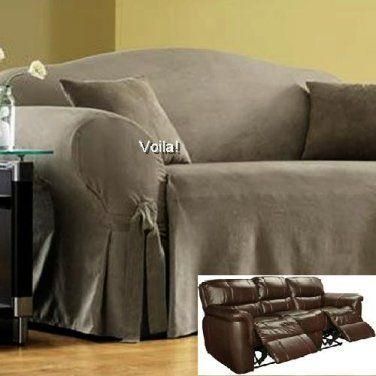 Decoration. Reclining Sofa Slipcover – Home Decor Ideas Throughout Slipcover For Recliner Sofas (Photo 4 of 20)