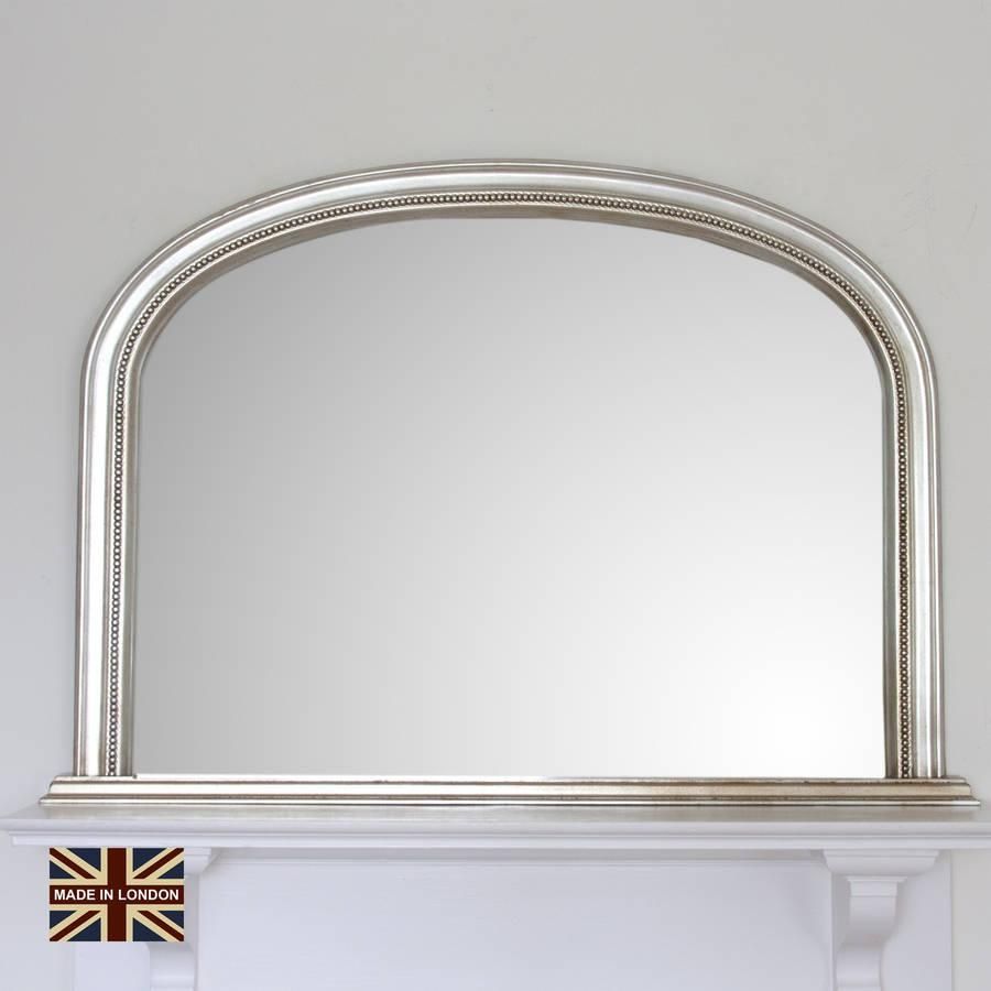 Diana Antiqued Silver Overmanteldecorative Mirrors Online Throughout Overmantle Mirror (View 6 of 20)