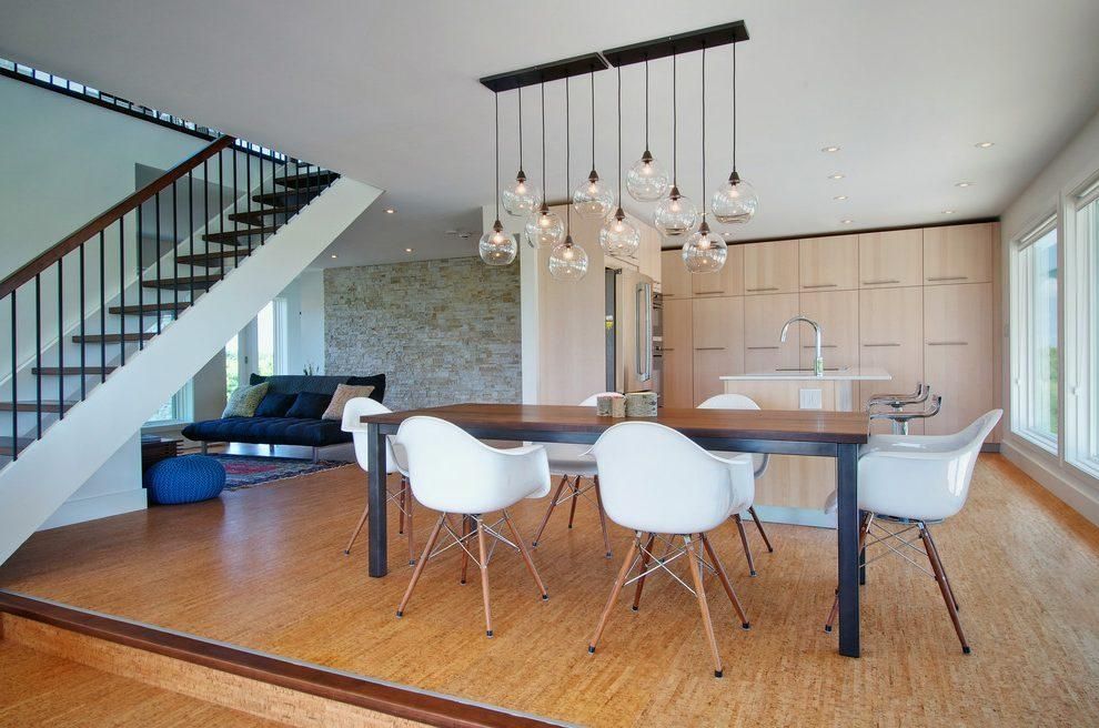 Lights Above Dining Room Table Modern Style