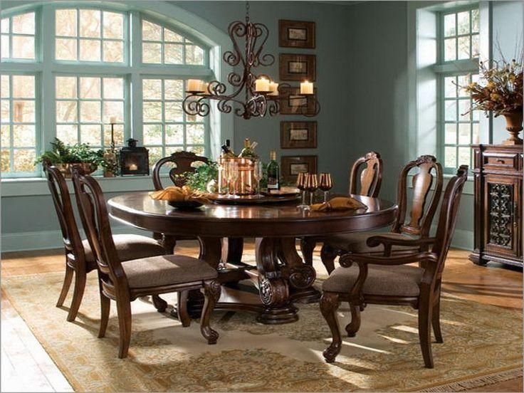 Dining Room Sets Round Table With Regard To 6 Person Round Dining Tables (Photo 18 of 20)