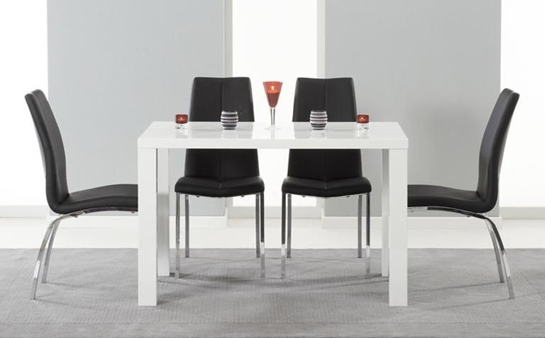 Dining Table, Small White Dining Table | Pythonet Home Furniture Regarding Black Folding Dining Tables And Chairs (Photo 10 of 20)