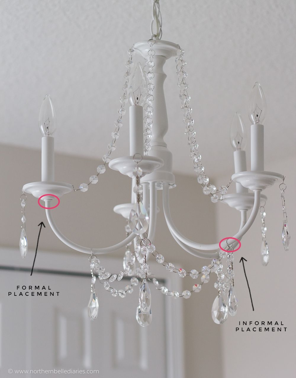 Diy Crystal Chandelier Easy Tutorial For Faux Crystal Chandeliers (Photo 19 of 25)