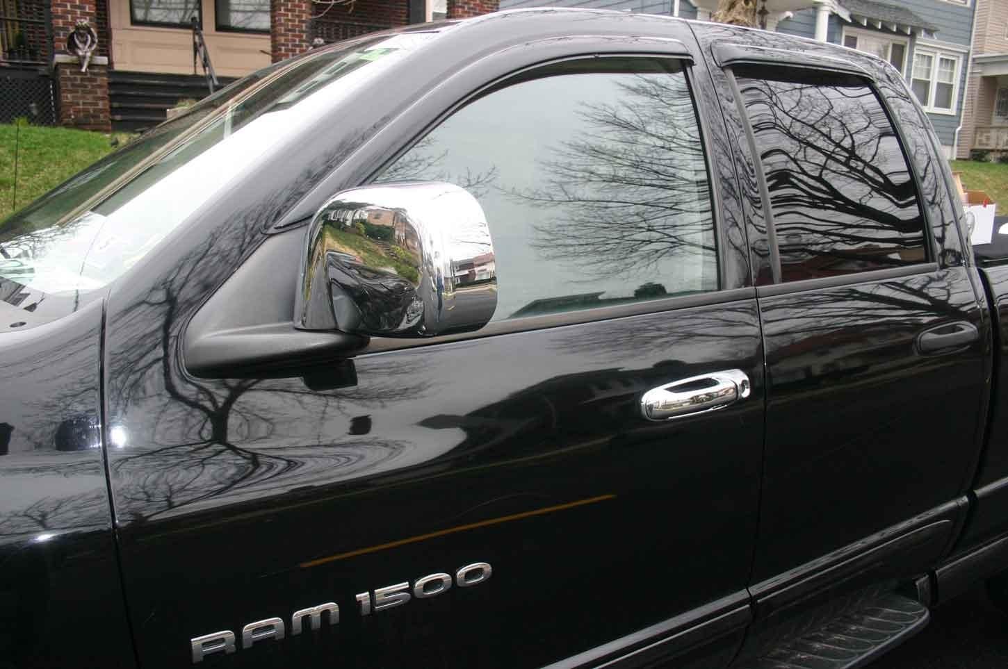 Dodge Ram Chrome Door Handle / Mirror Cover Trim Package Throughout Chrome Mirrors (View 18 of 20)