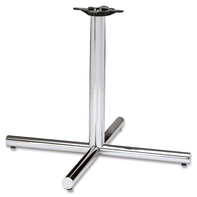 Excellent Common Chrome Coffee Table Bases Intended For Hon Hospitality Table Base For 42 Round Or Square Top 29 H (View 36 of 50)