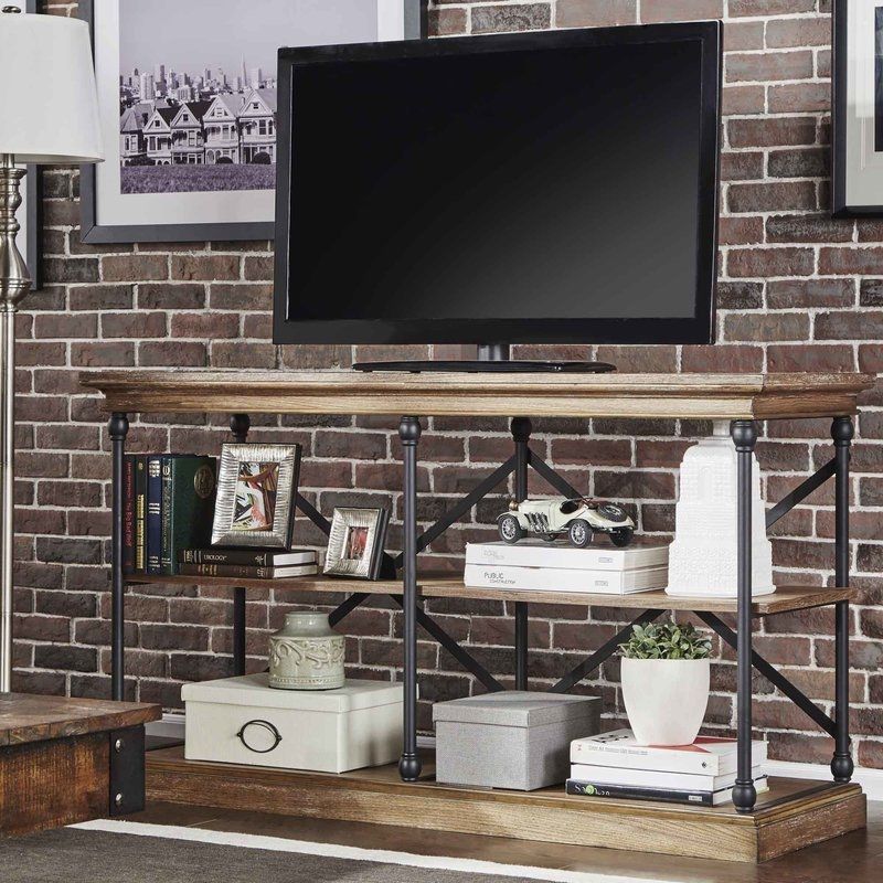 Excellent Deluxe Comet TV Stands In Dar Home Co Eastgate 60 Tv Stand Reviews Wayfair (View 44 of 50)