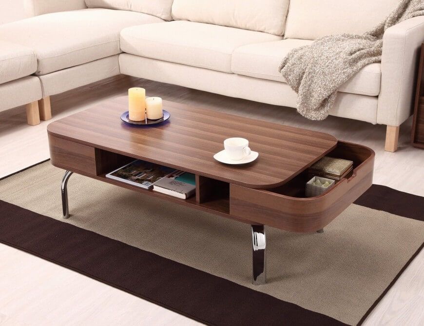 Excellent Deluxe Rounded Corner Coffee Tables For 27 Incredible Man Cave Coffee Tables (View 9 of 50)