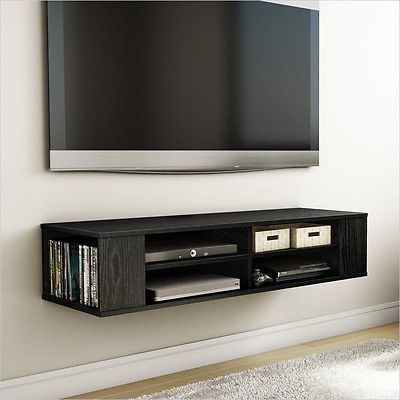 Excellent Elite Floating Glass TV Stands For Wall Shelves Design Wall Mount Tv Stand With Shelves Soundbar (View 10 of 50)