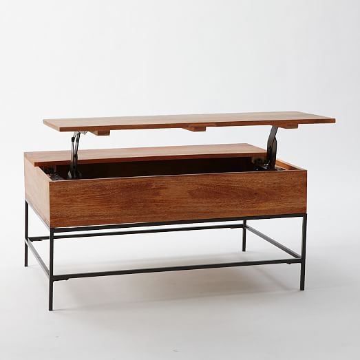 Excellent Elite Storage Coffee Tables In Industrial Storage Coffee Table West Elm (Photo 13 of 50)