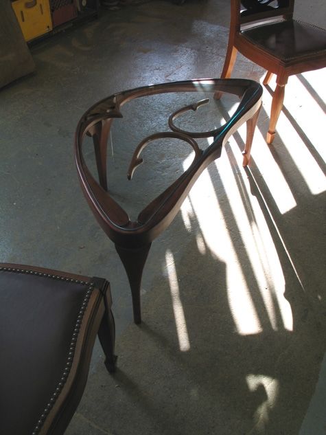 Excellent Famous Art Coffee Tables Regarding William Doub Custom Furniture Art Nouveau Coffee Table (Photo 29 of 50)