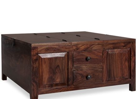 Excellent Famous Oversized Square Coffee Tables Throughout Decor Wood Square Coffee Tables And Oversized Coffee Table (Photo 23 of 50)