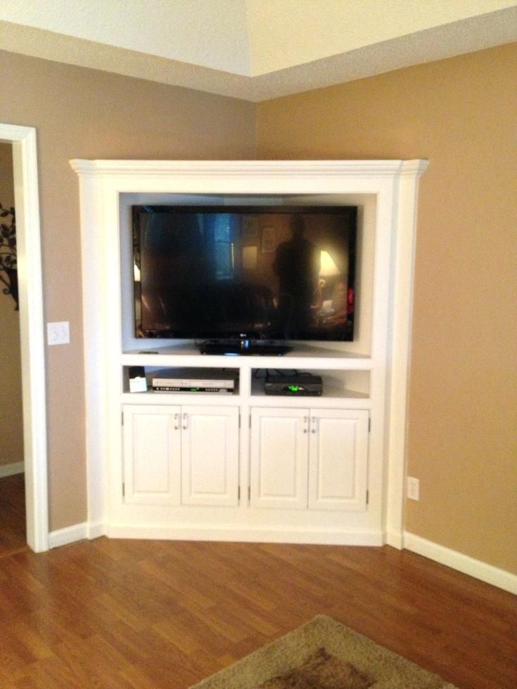 Excellent Favorite Large Corner TV Cabinets Throughout Jewelry Armoire With Mirror Front Living Room Corner Tv Stand (View 16 of 50)