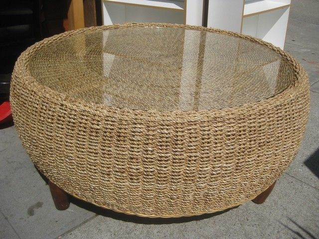 Excellent High Quality Coffee Table With Wicker Basket Storage Regarding Cute Wicker Coffee Table Ideas Jen Joes Design (View 30 of 40)