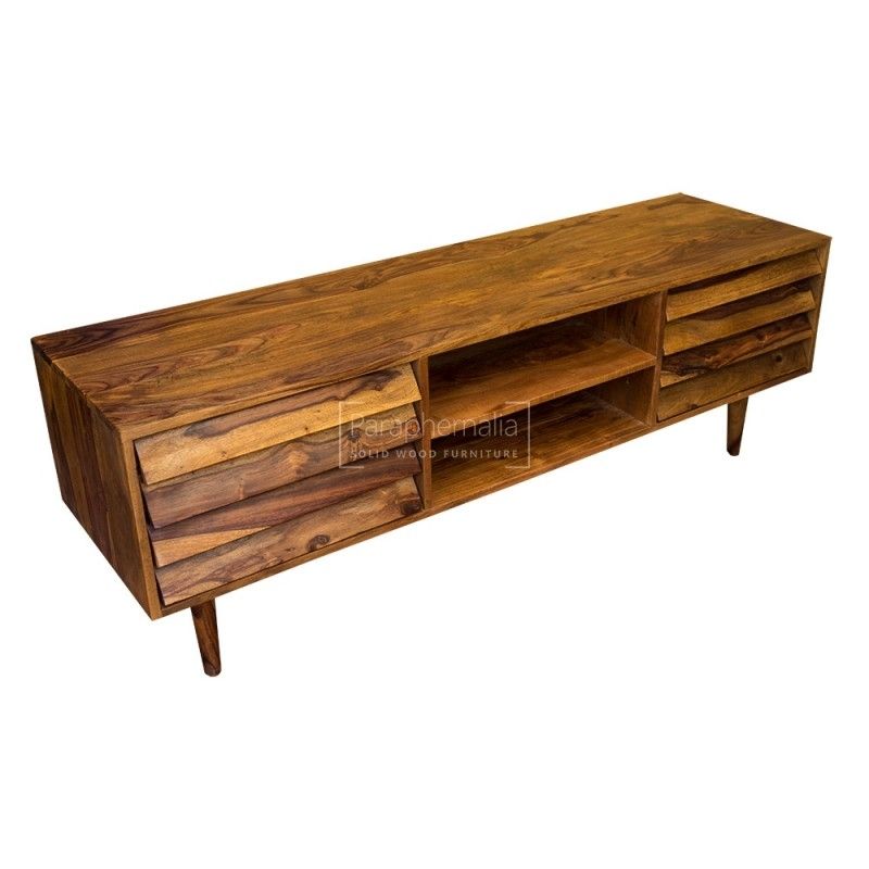 Excellent High Quality Sheesham Wood TV Stands With Regard To Sheesham Wood Tv Stand (View 28 of 50)