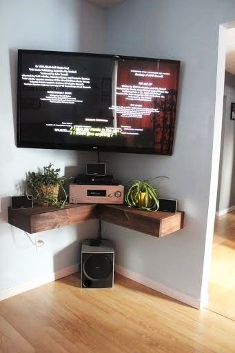 Excellent High Quality TV Stands Rounded Corners For Best 25 Floating Tv Stand Ideas On Pinterest Tv Wall Shelves (View 26 of 50)