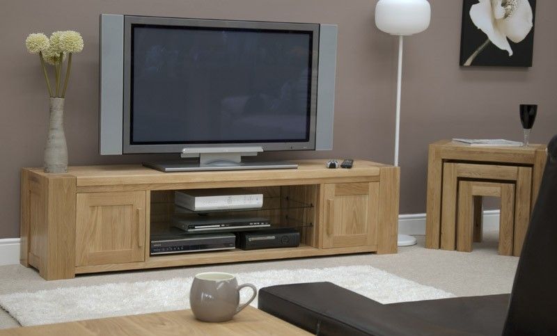 Excellent Latest Grey Wood TV Stands Throughout Tv Stands Glamorous Tv Stand Oak 2017 Design Tv Stand Oak Light (Photo 25 of 50)