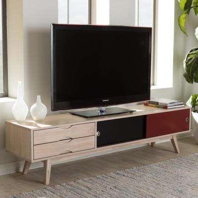 Excellent Latest Light Colored TV Stands Throughout Light Brown Wood Entertainment Centers Tv Stands The Home Depot (View 16 of 50)