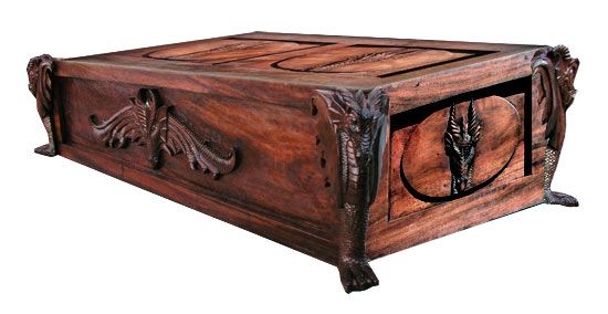 Excellent New Dragon Coffee Tables Regarding Dragon Trunk Chest Custom Dragon Furniture (View 13 of 50)