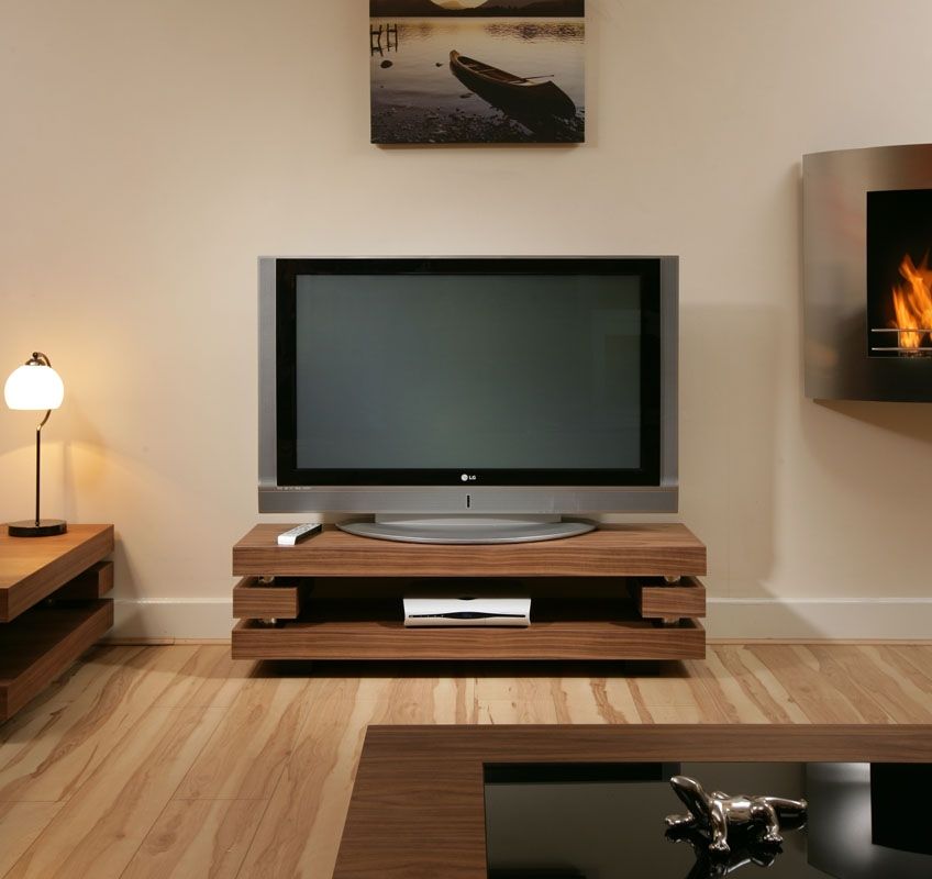 Excellent New Modern Style TV Stands Inside Fresh And Renewed Walnut Tv Stand For Modern Style Home Decor (View 37 of 50)