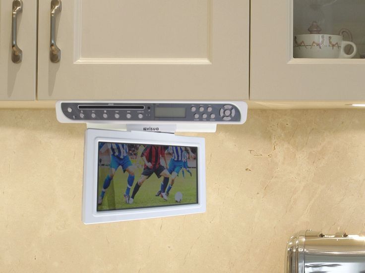 Excellent New Under TV Cabinets Intended For 30 Best Kitchen Tvs Flipdown Tv Pop Up Tv Cabinet Door Tv (View 32 of 50)
