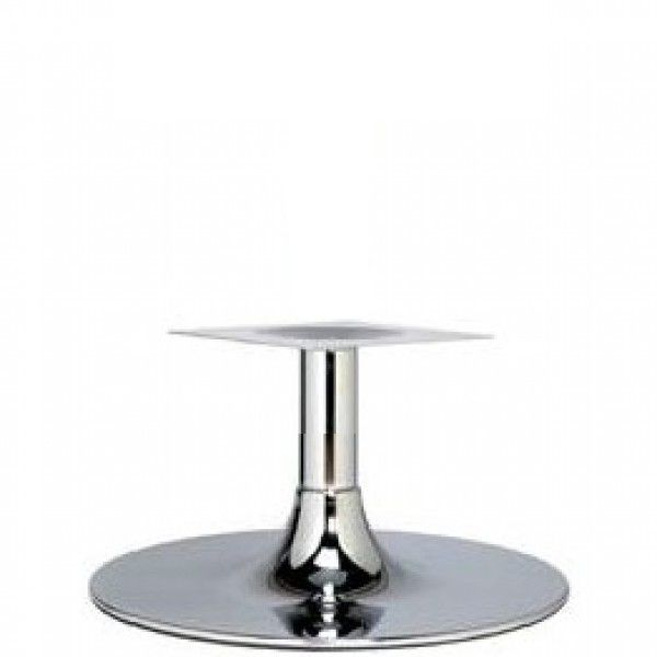 Excellent Popular Chrome Coffee Table Bases Intended For Chrome Table Bases Trumpet Large Round Dining Tables Stand In (View 31 of 50)