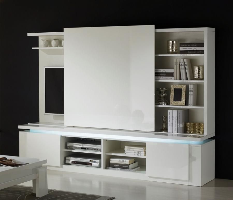 Excellent Popular Modern White Lacquer TV Stands Throughout Tv Stands 10 Inspiring White Lacquer Tv Stand Design Ideas (View 20 of 50)