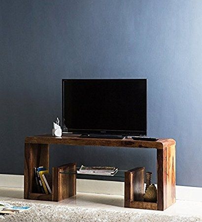 Excellent Popular Sheesham Wood TV Stands Intended For Ikiriya Cabw02 Solid Sheesham Wood Tv Unit Tv Stand Tv Cabinet (Photo 38 of 50)
