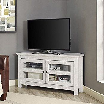 Excellent Popular White Wood TV Stands Throughout Amazon Home Styles 5530 09 Naples Tv Stand White Finish (View 16 of 50)