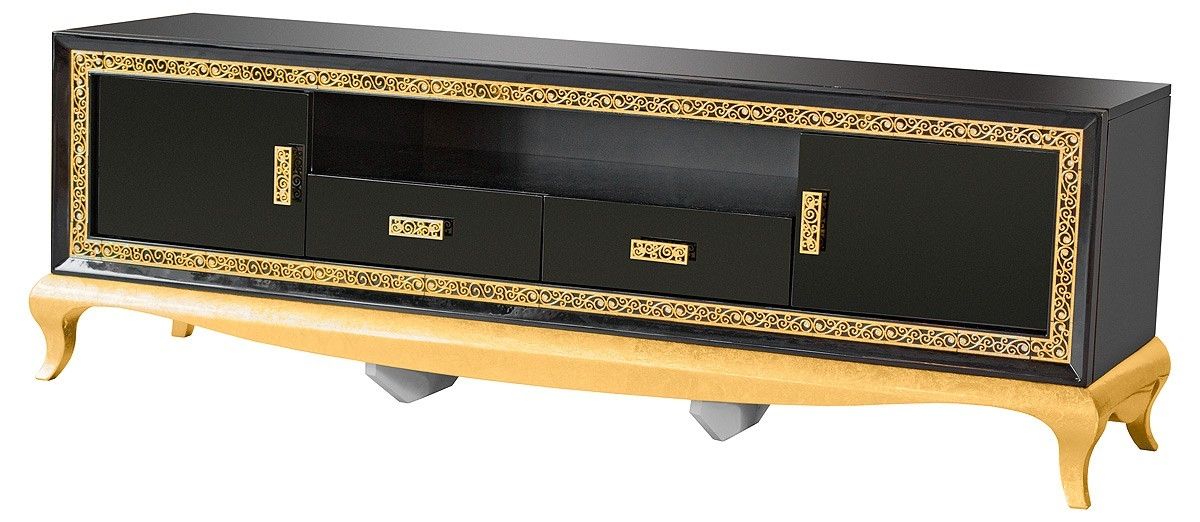 Excellent Preferred Gold TV Cabinets Pertaining To Vicenza High Gloss Entertainment Unit Be Fabulous (View 28 of 50)