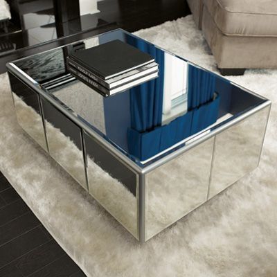 Excellent Series Of Coffee Tables Mirrored With Regard To Best 20 Mirrored Coffee Tables Ideas On Pinterest Home Living (Photo 7 of 50)