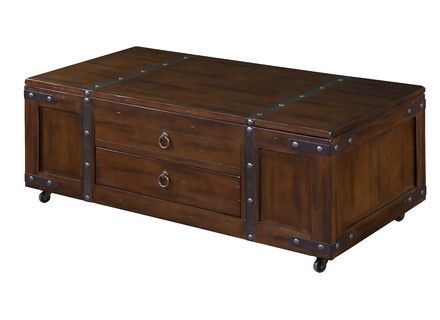 Excellent Top Dark Wood Chest Coffee Tables Pertaining To Wooden Trunk Coffee Table Jerichomafjarproject (View 11 of 50)