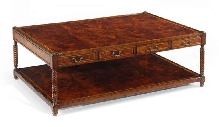 Excellent Top Mahogany Coffee Tables Within Regency Style Mahogany Coffee Table For Sale At 1stdibs (View 1 of 50)