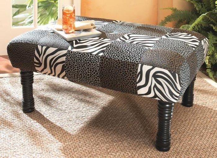 Excellent Well Known Animal Print Ottoman Coffee Tables Throughout Animal Print Ottoman Coffee Table See Here Coffee Tables Ideas 