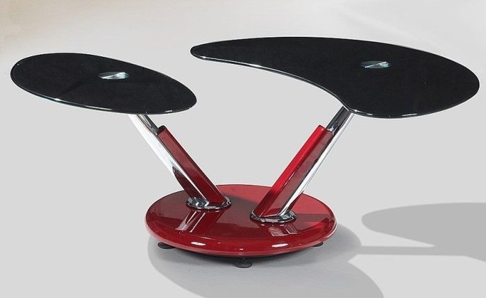 Excellent Wellknown Round Red Coffee Tables For Red And Black Gl Coffee Tables (View 40 of 50)