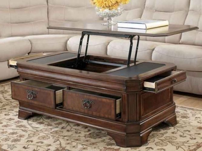 Excellent Widely Used Glass Lift Top Coffee Tables Intended For Surprising Lift Top Coffee Tables With Storage Noivmwc (View 19 of 40)
