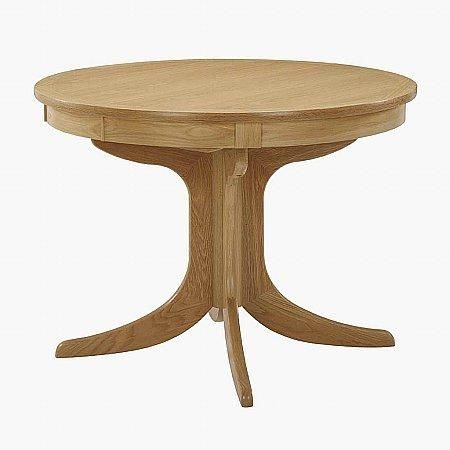 Extendable Round Dining Table | Roselawnlutheran For Circular Oak Dining Tables (View 2 of 20)
